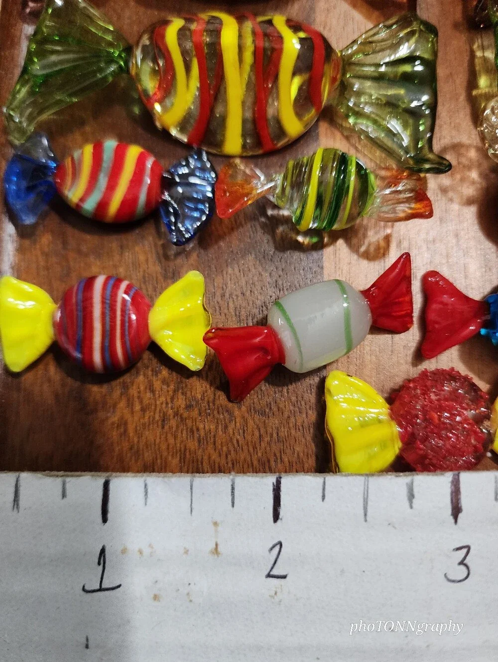 Vintage Authentic Murano Art Glass Candy Decorations